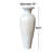 Maeanna Cream Ceramic Tall Amphora Floor Decorative Vase-137768980
