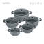 UNA 5 - Piece Aluminum Cookware Set