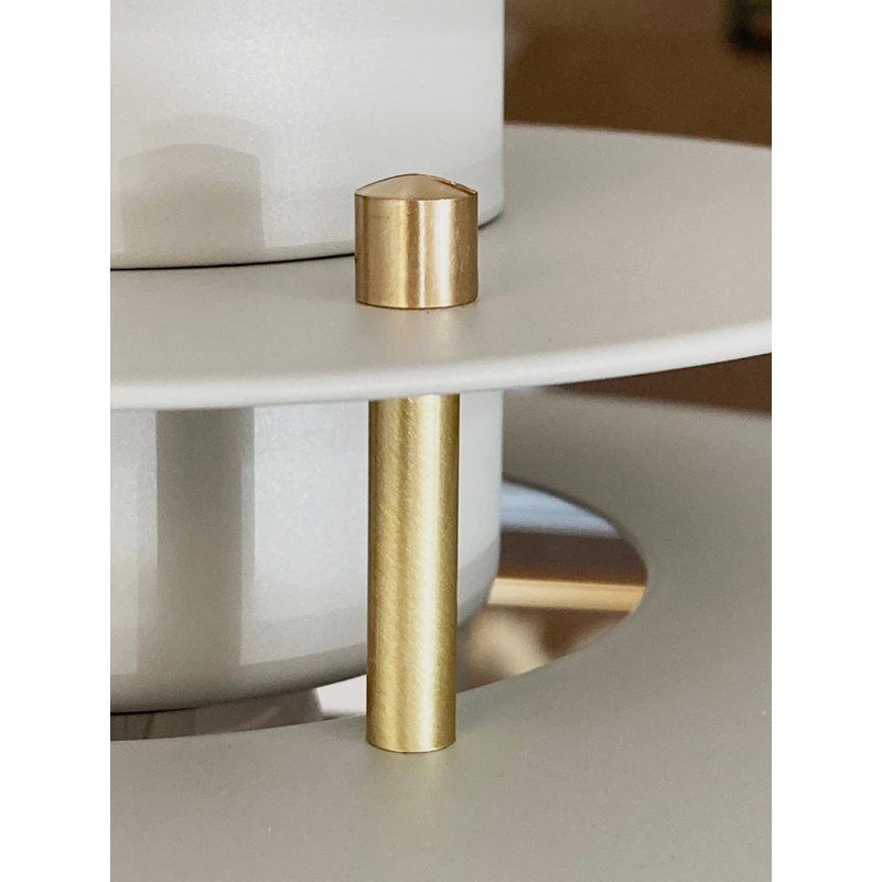 Primus 1 - Light Pendant, Sand/Brass, White