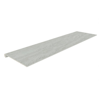 Indoor Flooring Stair Tread in Clamshell Gray (4-Pieces)