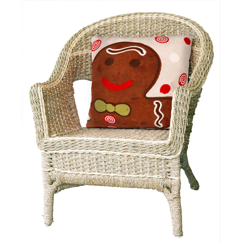 Ayla Ginger Boy Outdoor Square Pillow Cover & Insert