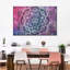 Symbole de mandala rose sur toile-169519114