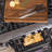 Viking Hard Anodized Roaster W/copper Handles And Double Bonus (2pc Carving Set And Thermometer)