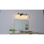 Luminaire de coiffeuse élégant en forme de cristal carré - cadre en fer durable, lumières,-766158774-765398692