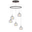 Glassman 5 - Light Wagon Wheel Chandelier-634142831-634142827-634142829