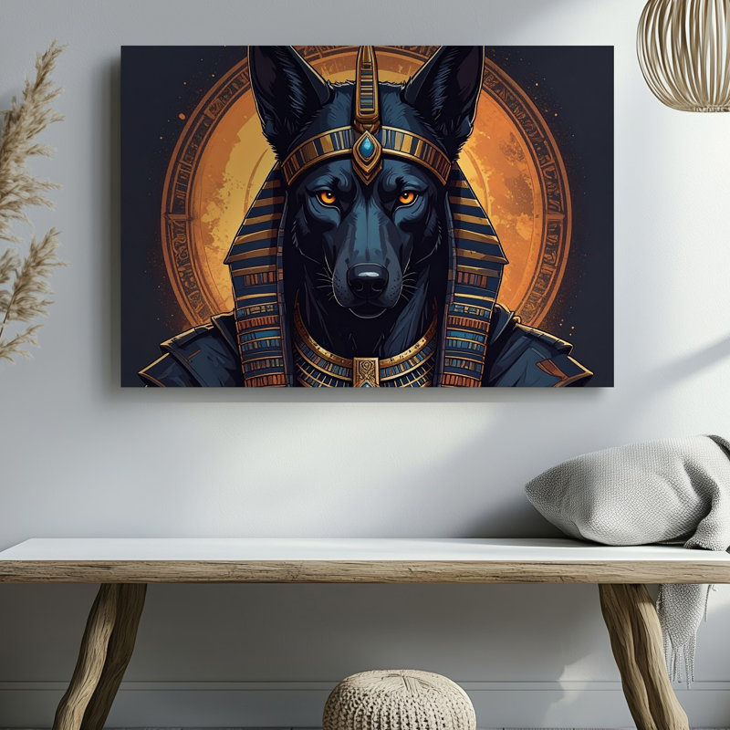 Toile Anubis Guardian Canvasmodern, H 9 po x l 12 po
