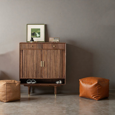 American style small storage shoe cabinet