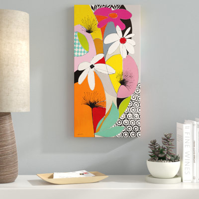 « le jardin de valã© rie », reproduction de peinture à l’acrylique sur toile tendue