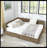 Queen Size Storage Upholstered Tufted Bed Frame, Sofa Bed with Comfortable Backrest and Armrests for Bedroom, Living Room-1395582695-1395582694