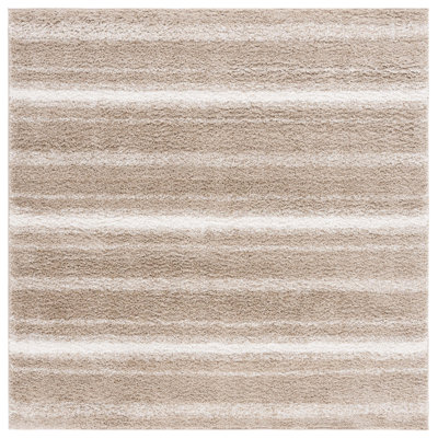 Wessie Border & Stripe Shag 200 Performance Striped Rug