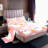 Boho Stripe Floral Microfiber Bed Sheet Set - Wrinkle & Fade Resistant Sheets with Deep Pocket & Pillowcases - Colorful Bohemian Print-115840930-115840931
