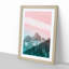 Cloud Stripe over the Mountains in Abstract - Picture Frame Graphic Art Print-55680717-55680720