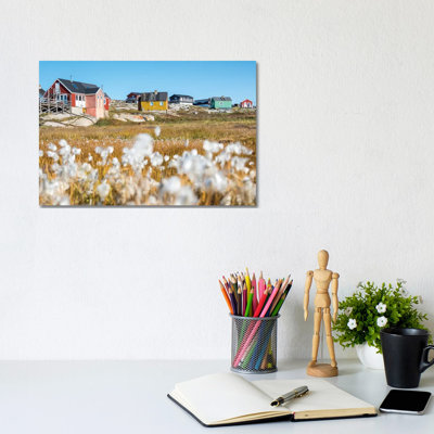 Inuit Village Oqaatsut (Once Called Rodebay) Located In Disko Bay. Greenland by Martin Zwick - Wrapped Canvas Gallery-Wrapped Canvas Giclée