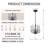 Modern 3 - Light Crystal Sputnik Chandelier Dimmable