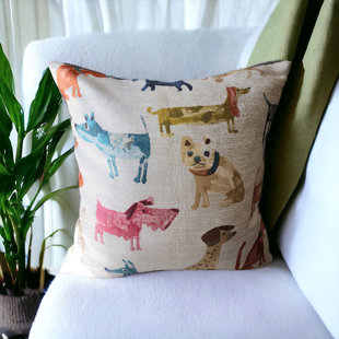 Housse et insert de coussin carré en laine mélangée
