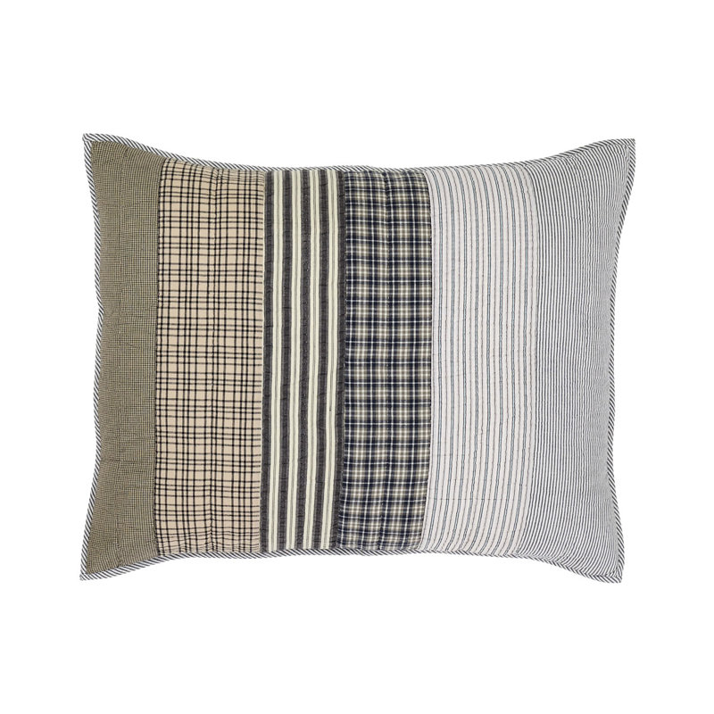 Ashmont Standard Cotton Patchwork Farmhouse Sham