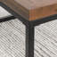 Table basse carrée 30 po Chantel Amande