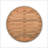 Outdoor Rattan Rope & Acacia Wood Coffee Table - Weather Resistant - Rope Beige/Natural Iron-314370769