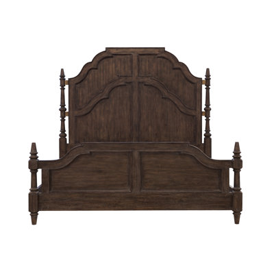 Revival Row Scalloped Wood Panel Bed -  Pulaski Furniture, P348-BR-K3