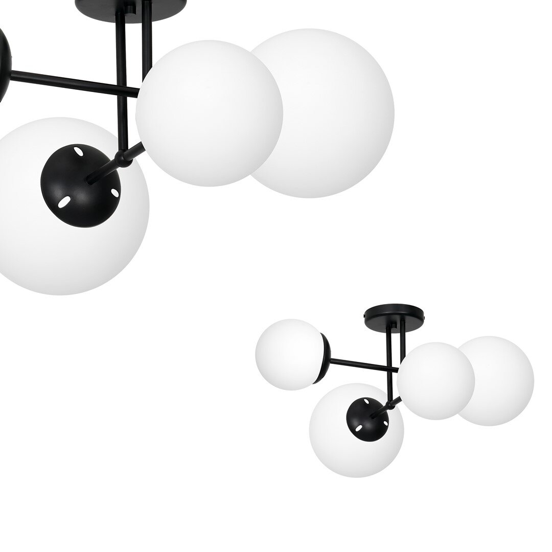 Deckenleuchte 4-flammig Niarada, 56 cm