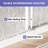 44" - 48" W x 76" H Single Sliding Frameless Shower Door with 5/16" (8mm) Glass with Explosion-Proof Film , Stainless Steel Handle Nickel-117017642