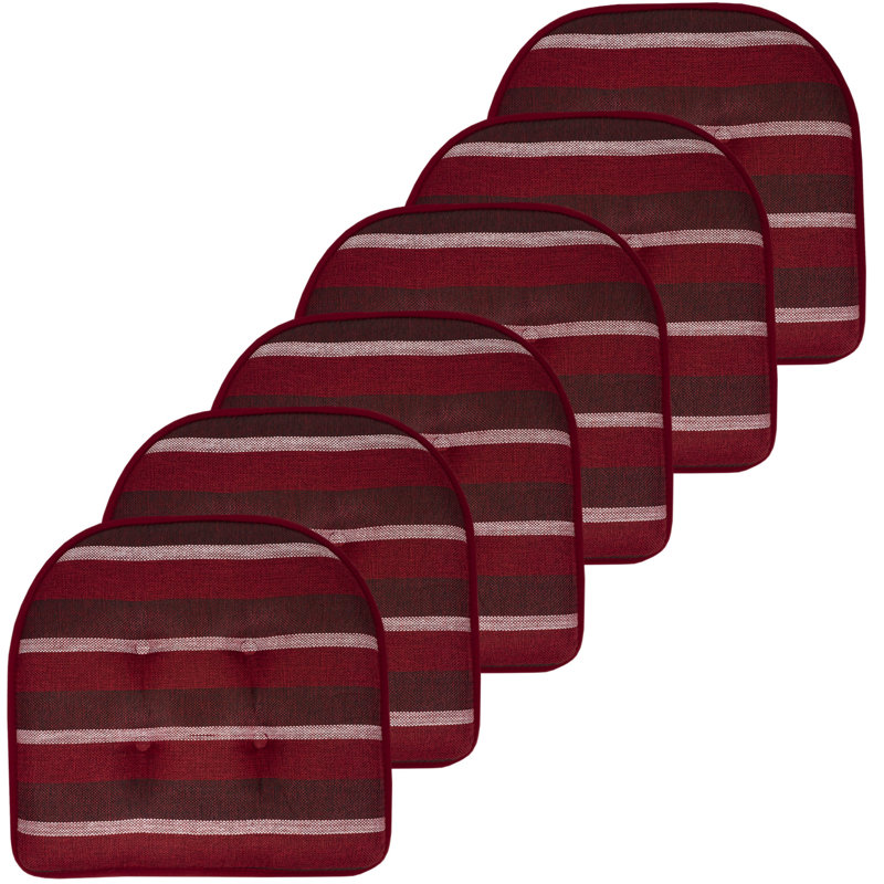Coussin de chaise Bradford 17 po x 16 po, 6, Bourgogne