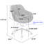 Fauteuil pivotant ergonomique