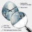 Horloge murale scandinave asymétrique-106198388