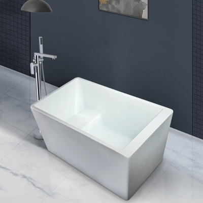 Baignoire de trempage autoportante en acrylique 47 po. X 28 po.