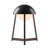 Helmet Rechargeable Cordless Led Table Lamp, 3-Levels Brightness Touch Sensor Control, Black-1828251626
