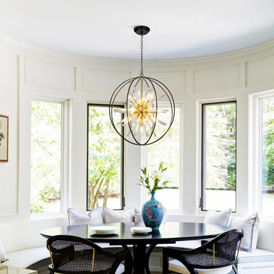 Lustre moderne Sputnik avec tubes en cristal, luminaire suspendu réglable à 10 lumières pour vestibule, îlot de cuisine, salle à manger et salon