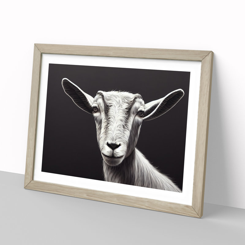 Goat Portrait Vol.1 - Framed Print