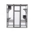 Très grande cage à chat - Gris