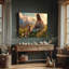Art mural sur toile encadré P&L - Impression de Jésus et lapin de Pâques 12 po x 16 po-1721918705