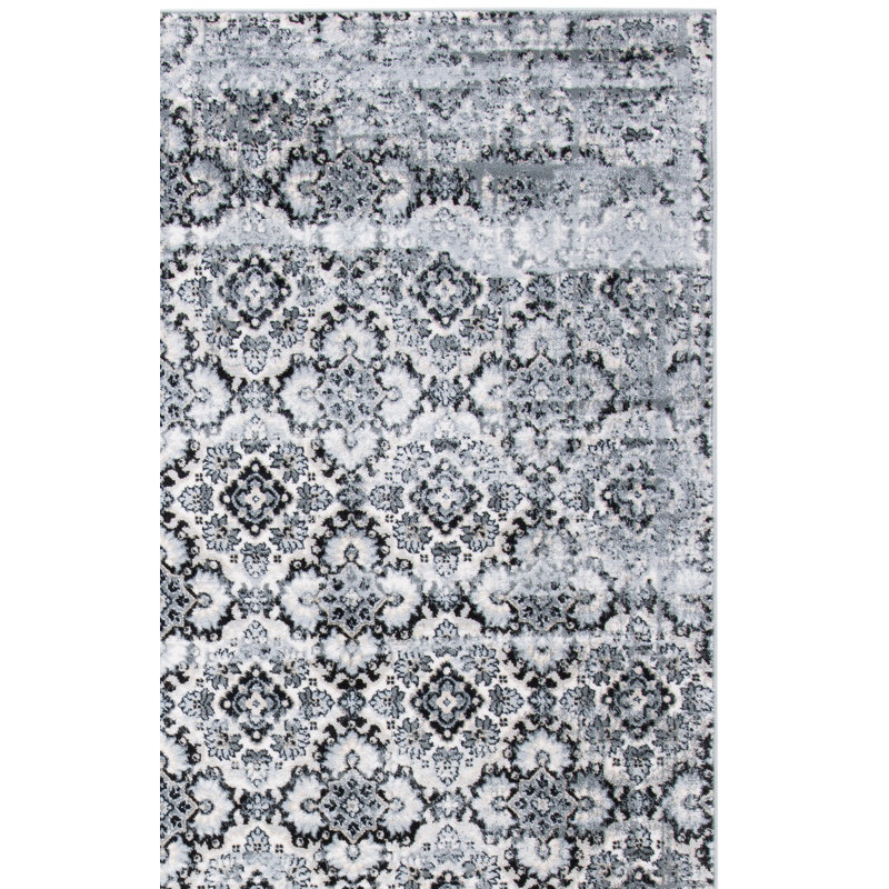 Kirandeep Performance Damask Rug, Square 6'7"