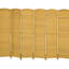 Paravent 6 panneaux d'intimité en bois naturel tissé à la main pour chambre à coucher et bureau