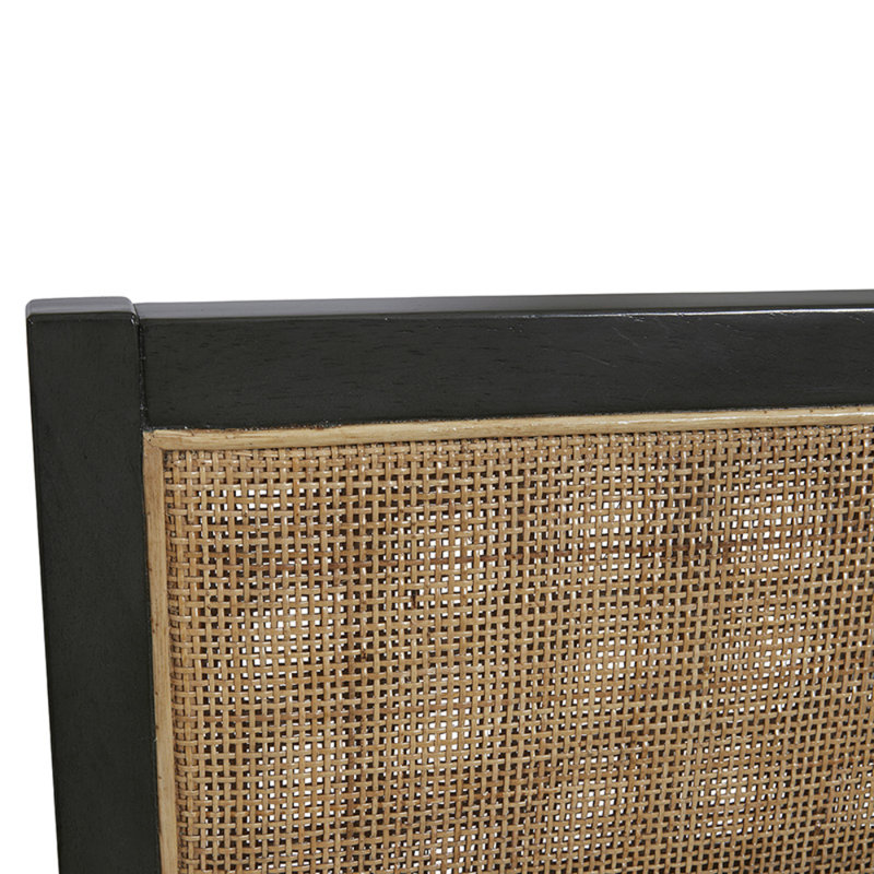 Salvador Stool, Black/Natural , Counter Stool (23.5" Seat Height)