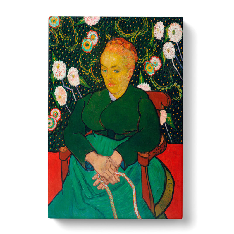 The Berceuse by Vincent Van Gogh - Wrapped Canvas Painting, 76cm H x 50cm W x 3cm D