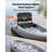 Kayak Seat, 1 Pack 0.8" Raised Height, Foldable Seat with Back Support, Replacement Upgrade for Tamarack, Tahoma, Tioga, Spitfire, Kenai & Daylite, Sit-on-Top/Fishing/Inflatable Kayak & Rowboat