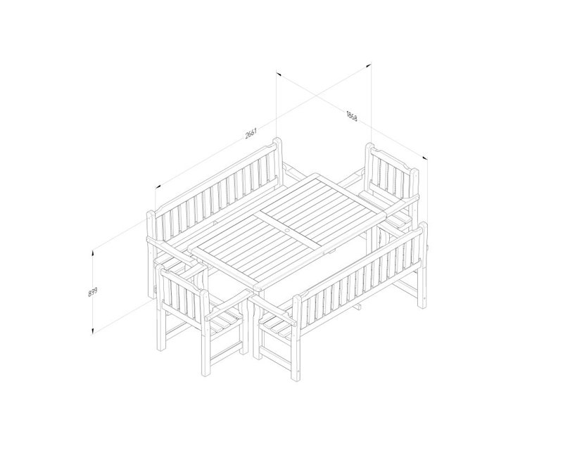 8 - Person Patio Dining Set Table,