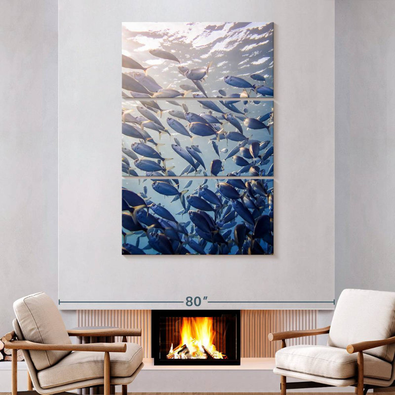 Brampt Curacao Fish, 74" H x 48" W