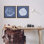 Ensemble de 2 toiles flottantes Denim Sand Dollar & Scallop par Julie Derice