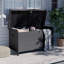 Blue Elephant 153.55cm W 643.5L Water Resistant Wicker Deck Box with Wheels-1282135595