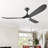 3-Blade Indoor Smart Ceiling Fan with Light and Remote/APP Control,3 LED Colors,6 Speed Quite DC Motor,Timer-1529252-1529241