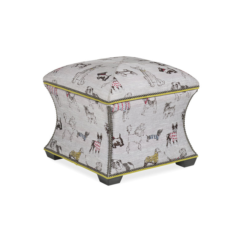 Dare Square Ottoman, Selena Shell