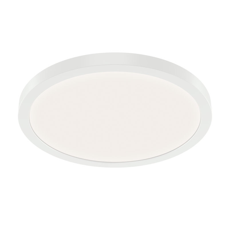 Spot à DEL intégré blanc, H 0,77 po x l 11,03 po x P 11,03 po