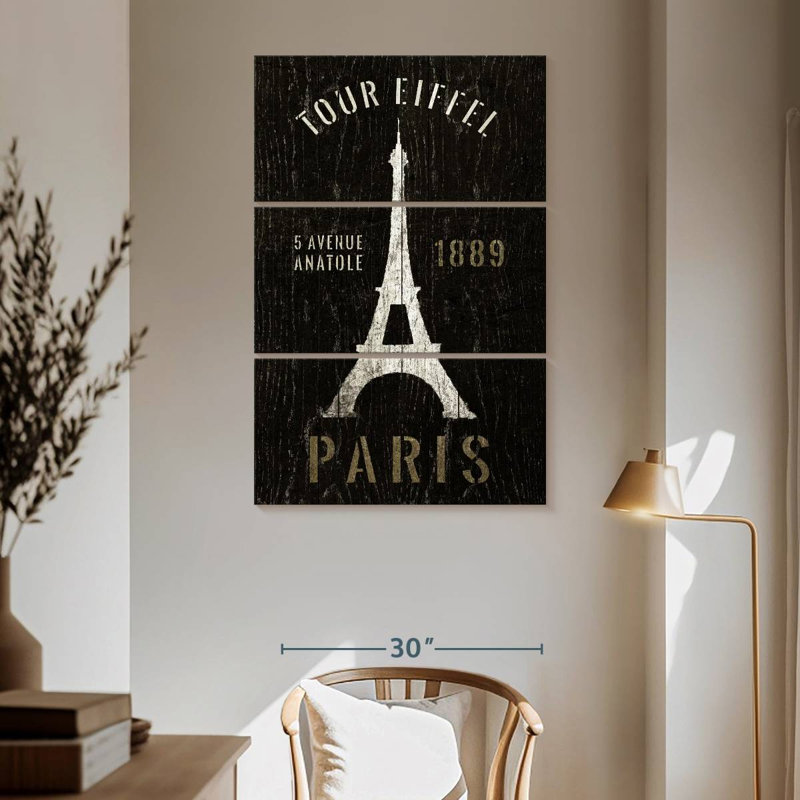 Nicci Refurbished Eiffel Tower, 65" H x 42" W