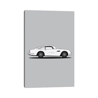 Aston Martin DB5 (Silver Edition) by - Wrapped Canvas -  East Urban Home, 129516B805A448588BFBA0AA7CE57F80