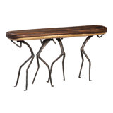 Atlas Console Table, Natural Finish