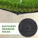 Artificial Grass Turf Rugs and Rolls Custom Size-Pet Friendly Astro Turfs with UV Resistant Drainage  Holes